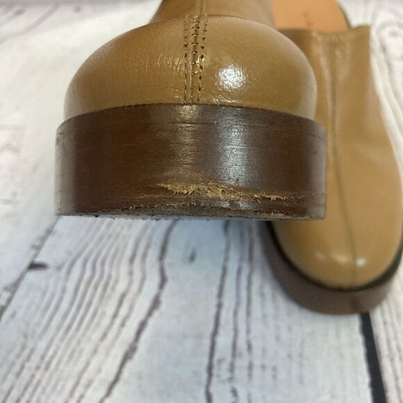 SIMON MILLER Shoes Womens 41EU 11US Low Raid Textured Leather Platform Mules - Picture 3 of 10